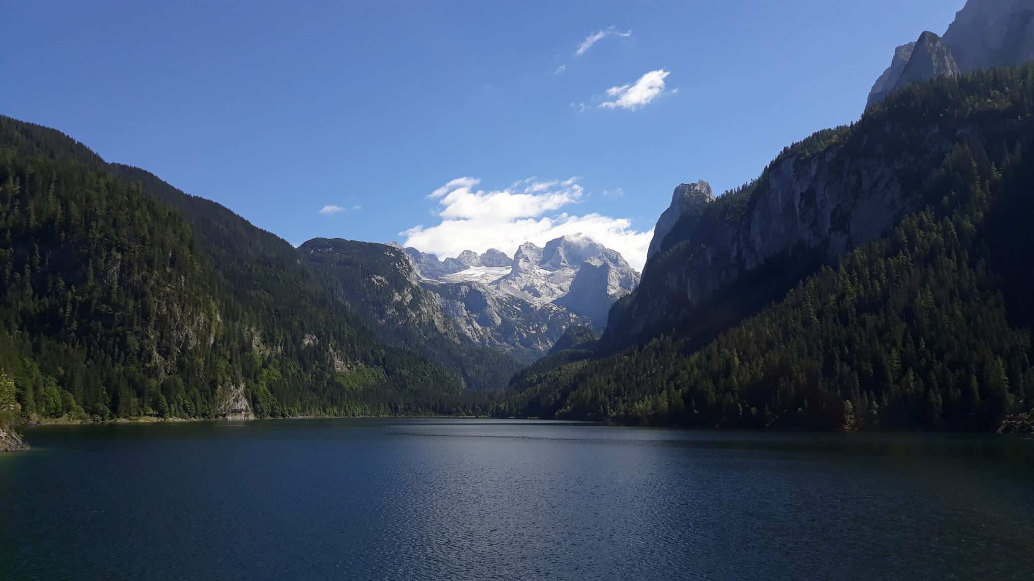 Der Gosausee mit dem Dachstein im Hintergrund