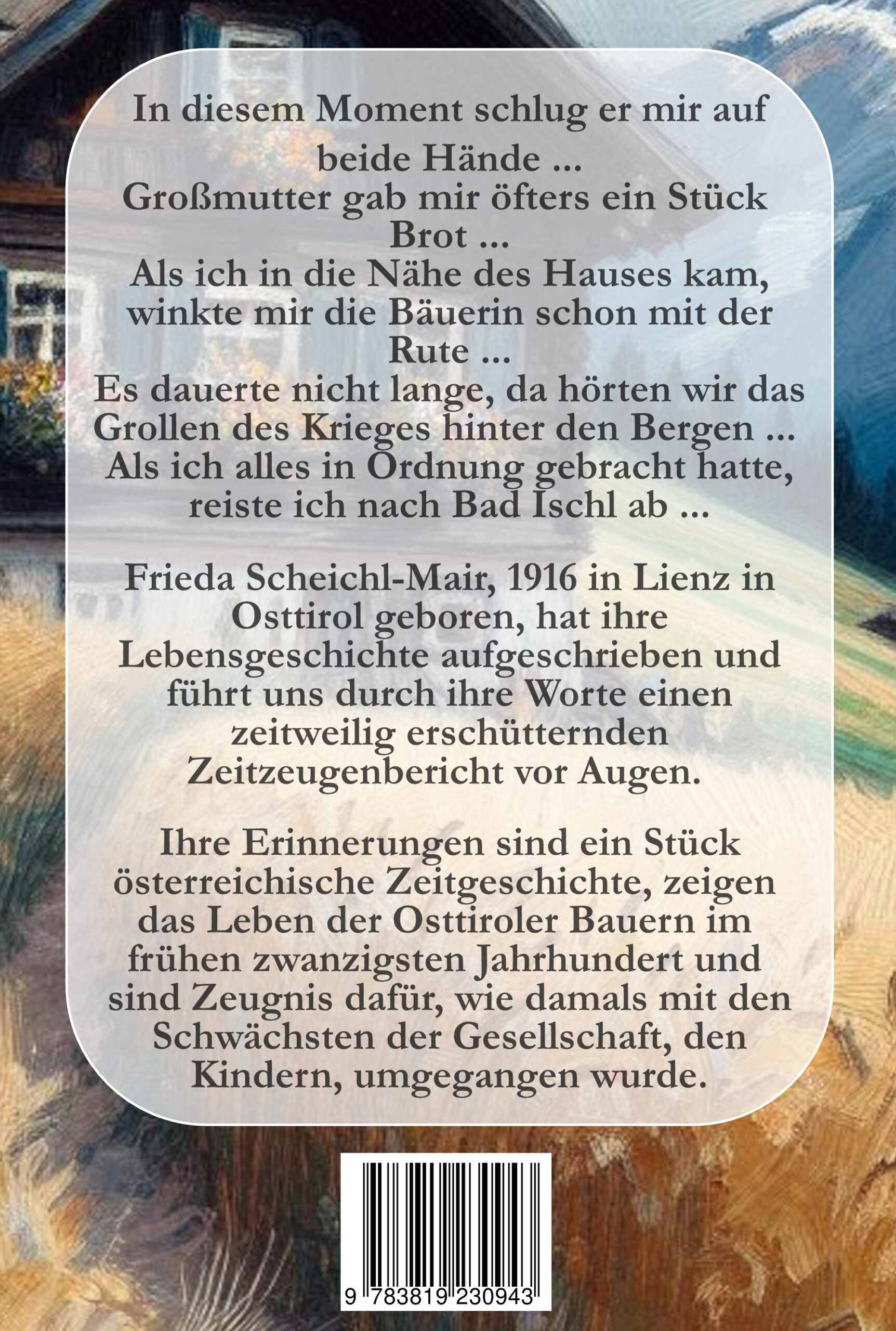 Dreifußtopf und Sonntagskleid - Rückseite